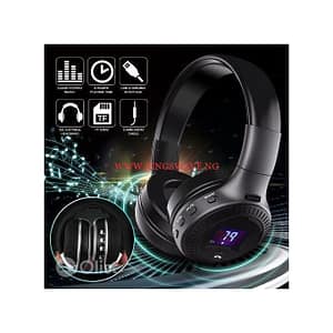 Over Ear B Stereo Bluetooth Headphone Touch Control Noise Cancelling With Microphone