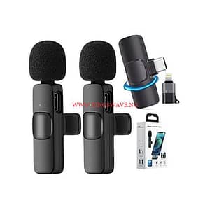 Type-c Wireless Lapel Microphone For IPhone & Android + IOS Adapter