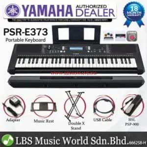 PSR-E373 Piano With Stand, Pedal And Usb Cable