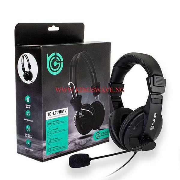TUCCI Studio DJ Headphones Dynamic Professional Headsets For DJ Gaming Podcast