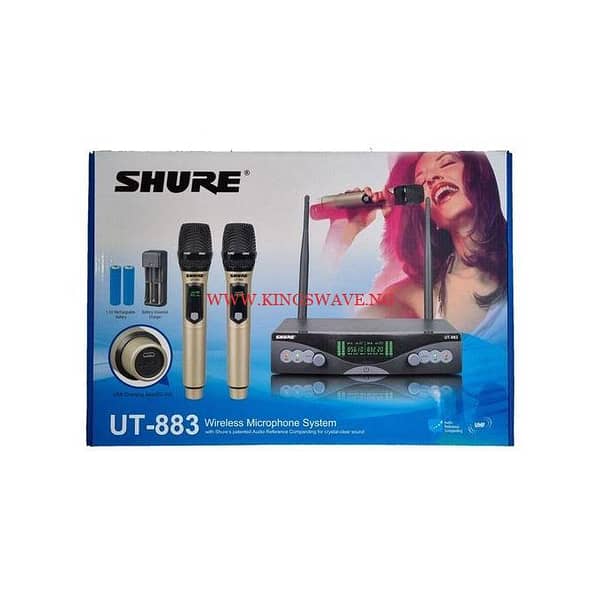 Professional Wireless Microphone With Rechargeable Battery Shure UT-883