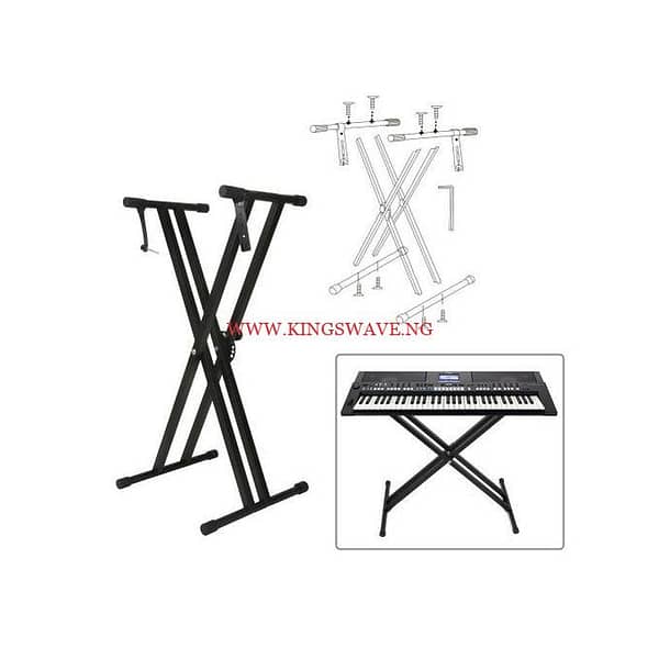 Piano Stand -Type X - Black