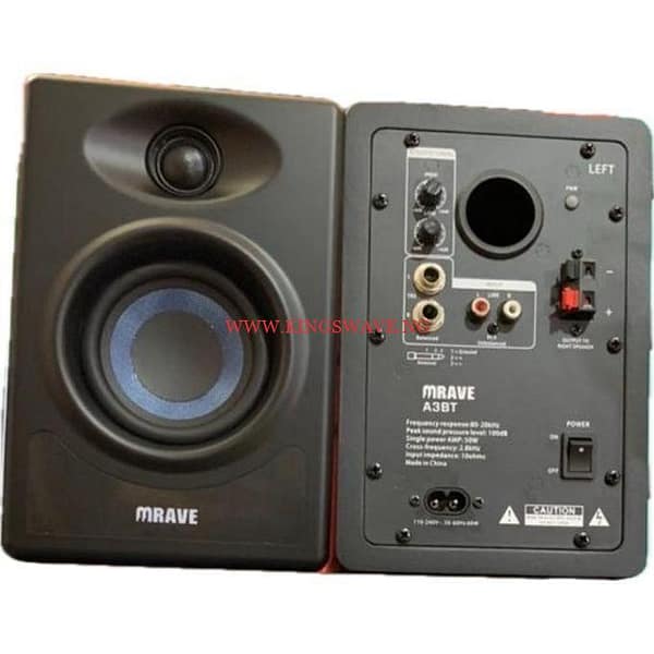 N Audio Studio Monitors Professional 2 Way 50w Speaker (pair) - Image 2