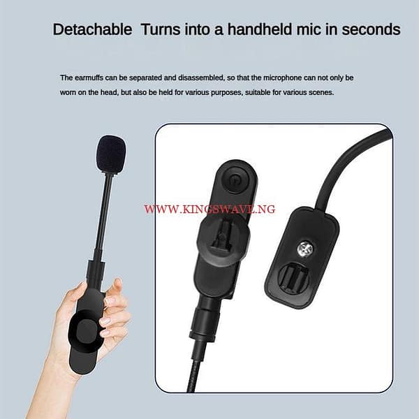 2 Microphones 3 In 1 Universal Receiver & Easy Automatic Connection Smart Noise Cancellation Full Compatibility 393ft Audio - Image 2