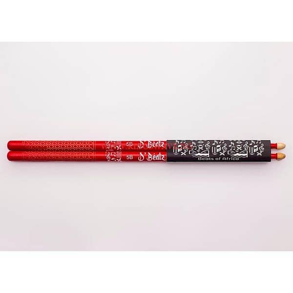 D'beatz Drumsticks 5B Red - Image 2