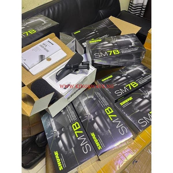 Professional Microphone Cardioid Studio Selectable Frequency Response Broadcast Podcast Mic Shure. SM7B Mic Live Vocal Recording - Image 2