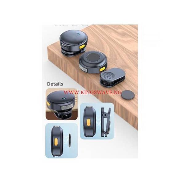12-15 Hours Long Range Coverage/Noise Cancellation/Power Bank Charging/ 3 In 1 Wireless Lapel Microphone For IPhone/Android - Image 2