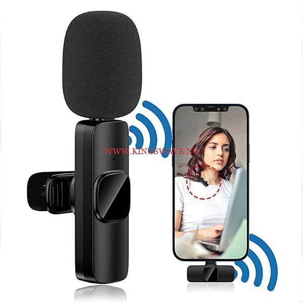 For IPhone & Android + IOS Adapter Single Type-c Wireless Lapel Microphone For Content Creation - Image 3