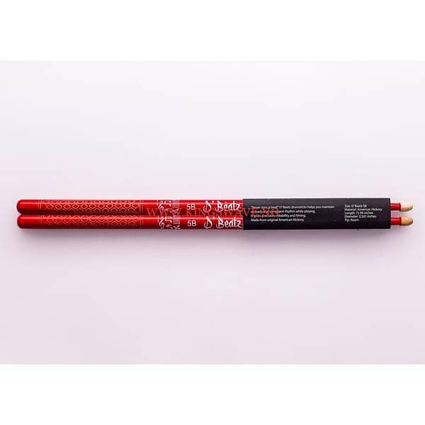 D'beatz Drumsticks 5B Red - Image 3