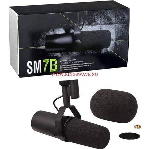 Professional Microphone Cardioid Studio Selectable Frequency Response Broadcast Podcast Mic Shure. SM7B Mic Live Vocal Recording - Image 3