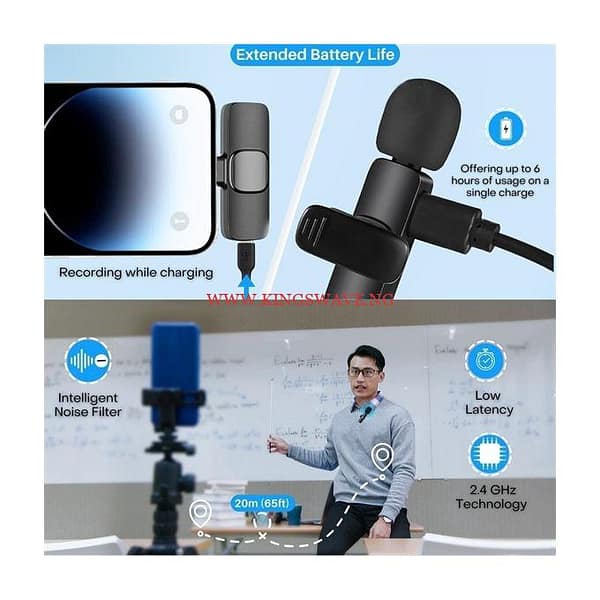 Portable Phone Connect K9 2.4 GHz 2 Mics For Type-C Phones - Image 4