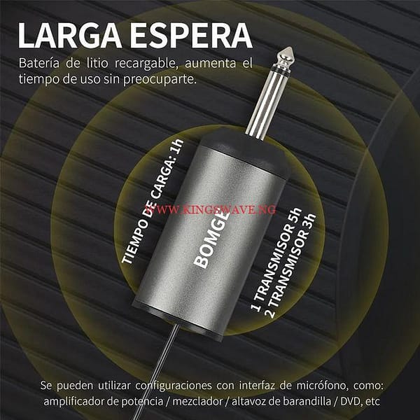UHF Wireless Microphone Headband Lapel Dual Mic Fro Teching - Image 5