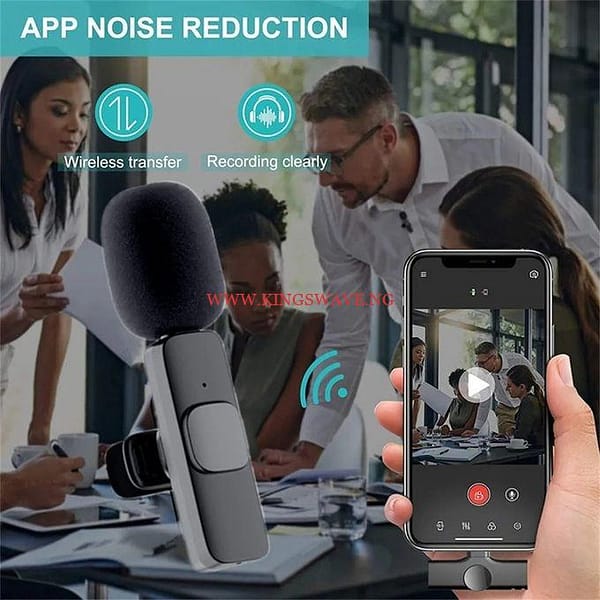 New Wireless Lavalier Microphone Portable Audio Video Recording Mini Mic. - Image 7