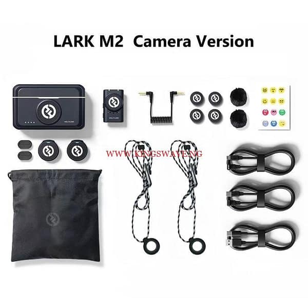 Lark M2 Wireless Lavalier Microphone For Camera PC Laptop Phones, Mini Lapel Microphone Wireless, 48KHz 24Bit, 1000ft Range, - Image 7