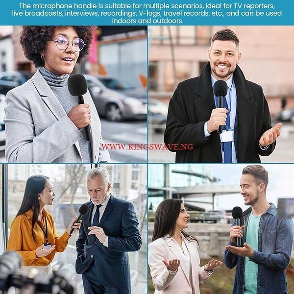 Wireless Microphone Holder Interview Mic Adapter Handheld Transmitter Shoe- For DJI Mic,Rode GO,Hollyland Lark - Image 7